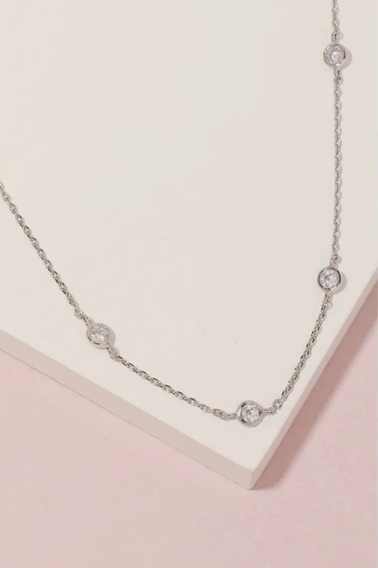 The Mini Rhinestone Charms Necklace