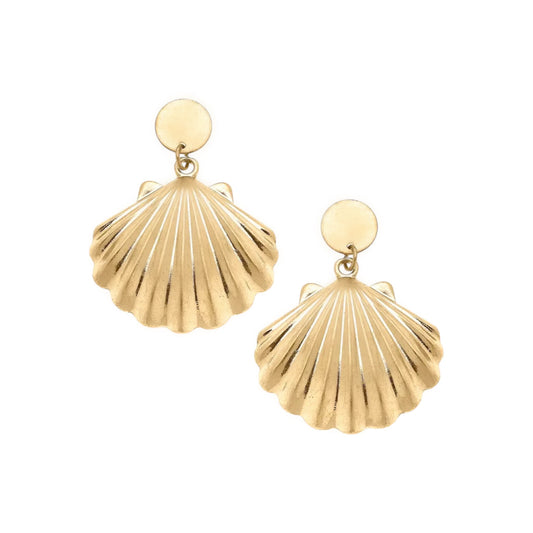 The Scallop Shell Statement Earring