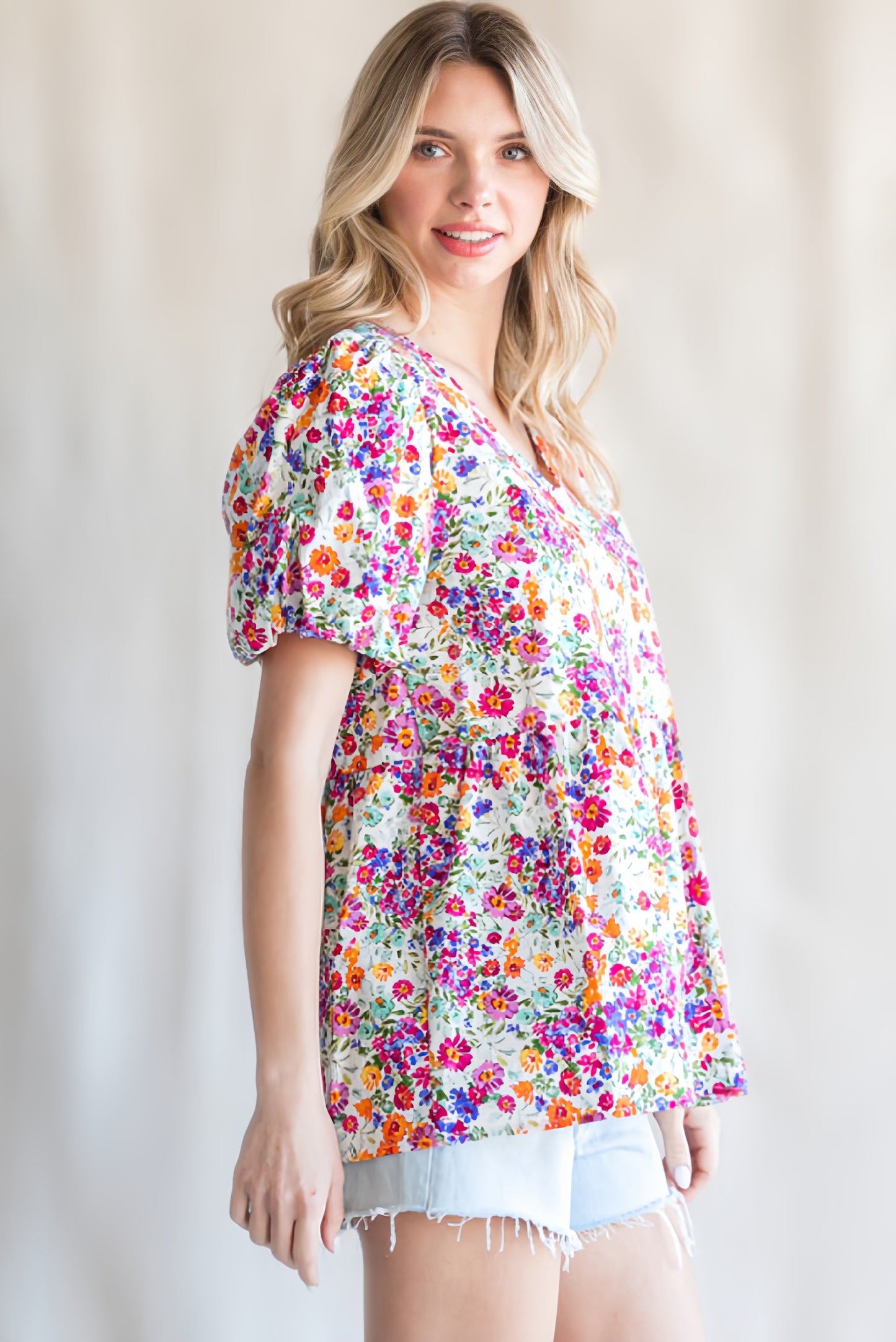 The Multicolor Floral top