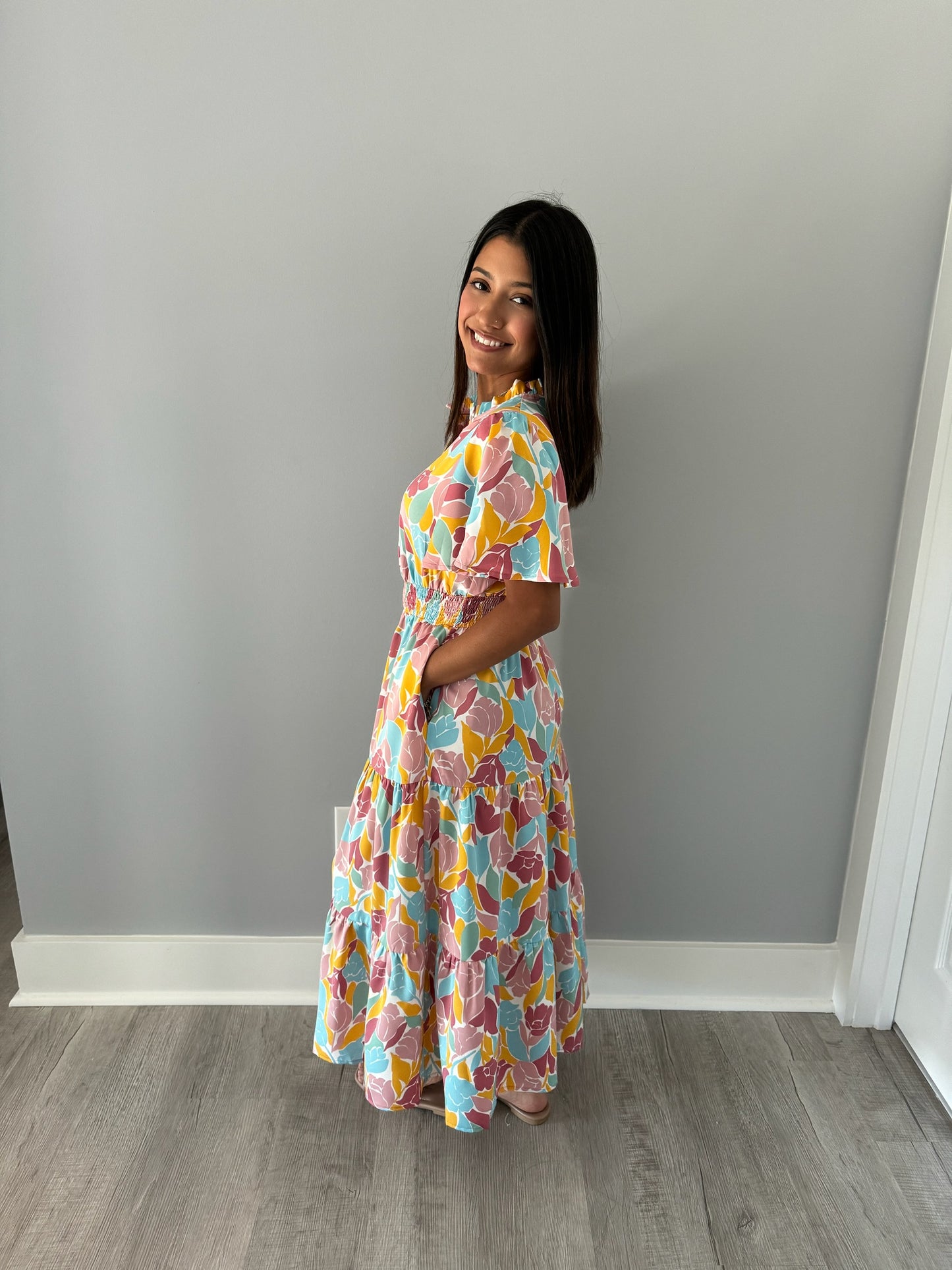 The Lucy Floral Maxi Dress