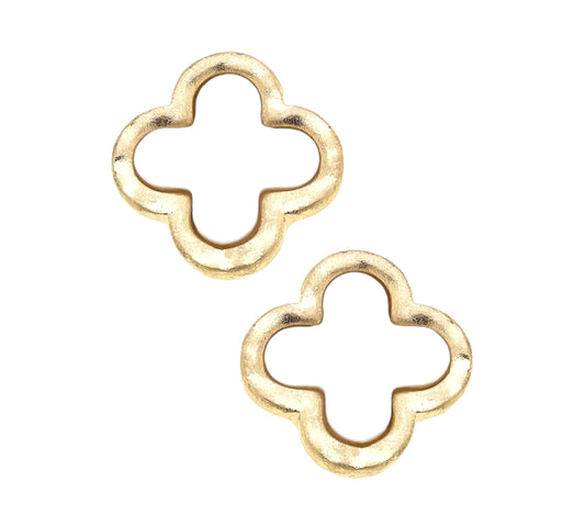 The Bethany Clover Mother Of Pearl Stud Earring