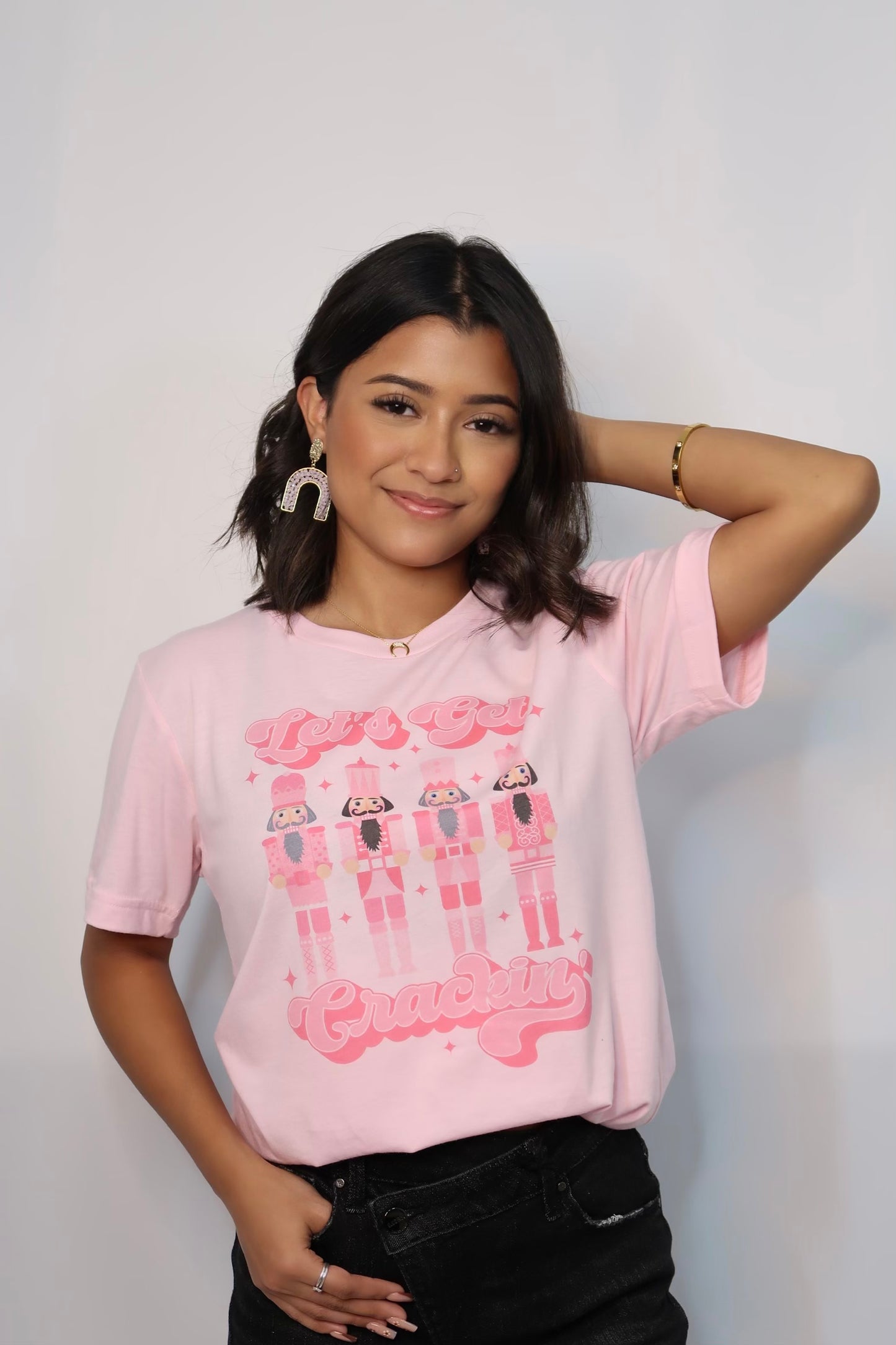 The Let’s Get Cracking Pink Tee