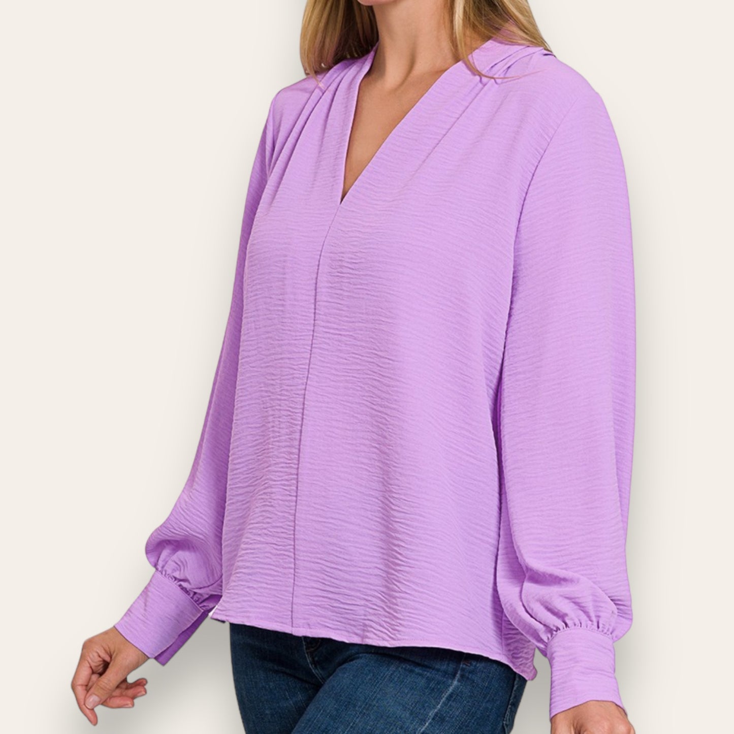 The Adeline V Neck Blouse