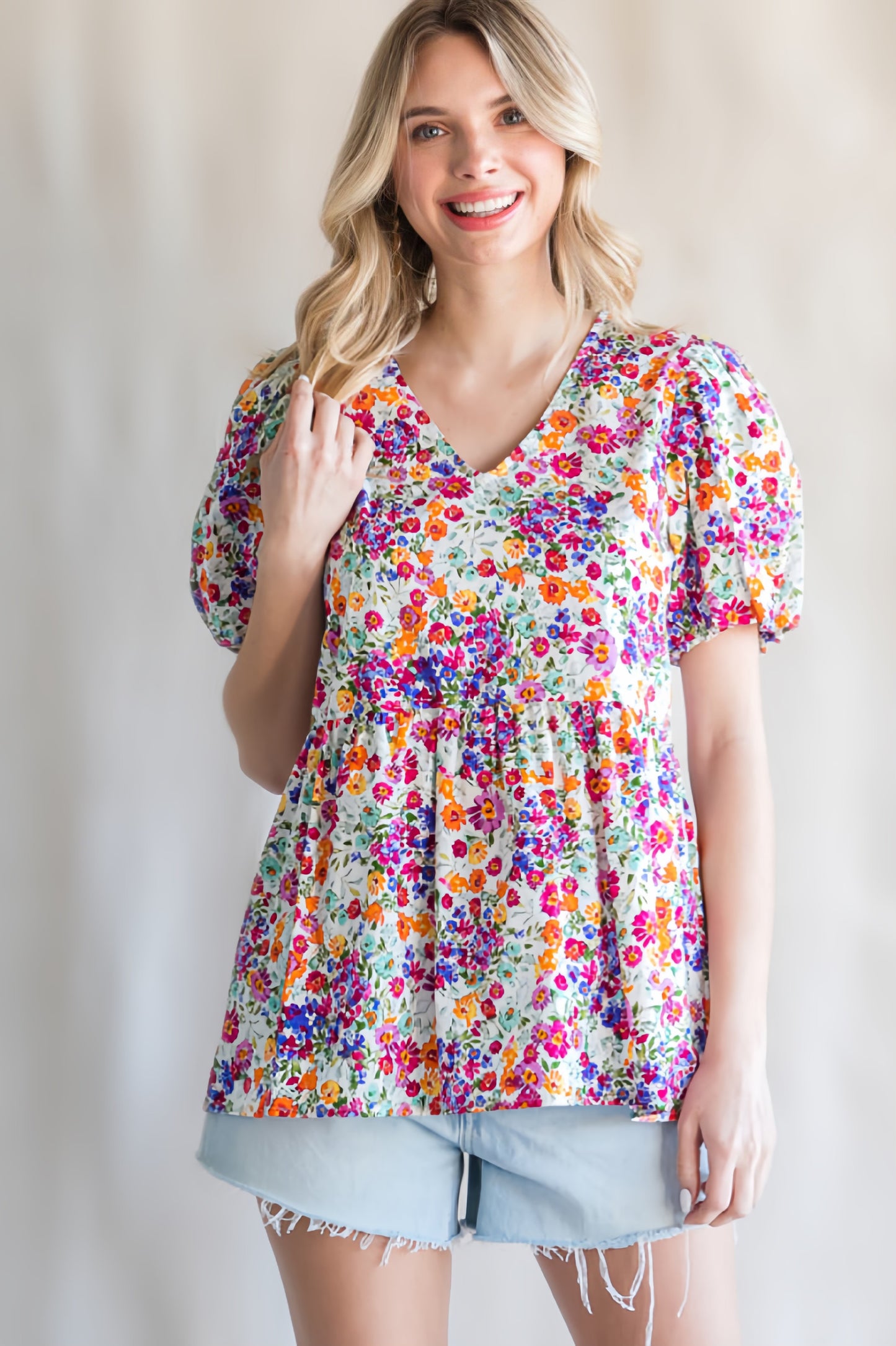 The Multicolor Floral top