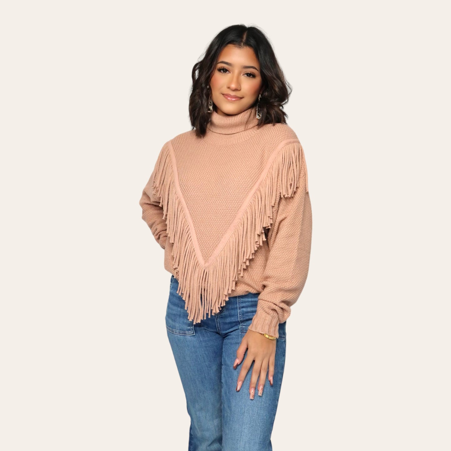 The Francesca Fringe Sweater