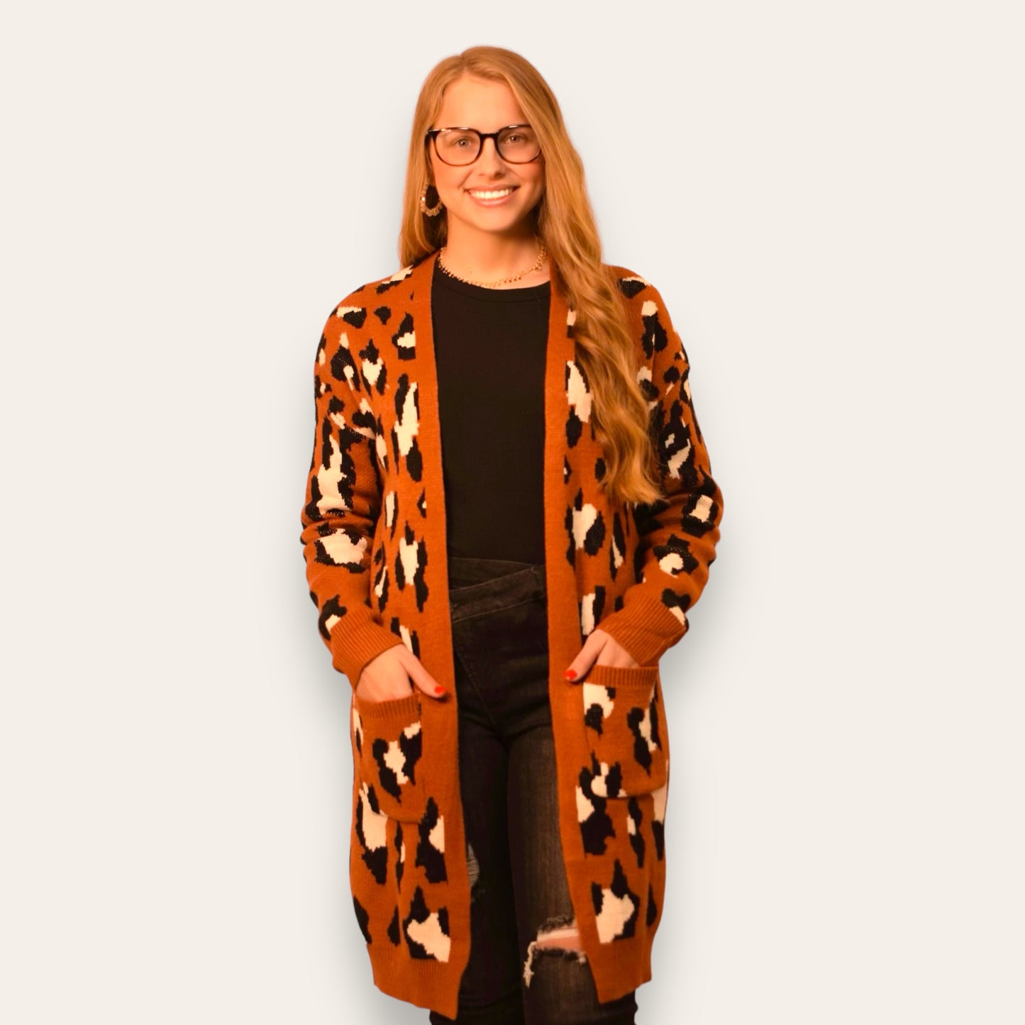 The Cozy Leopard Print Cardigan