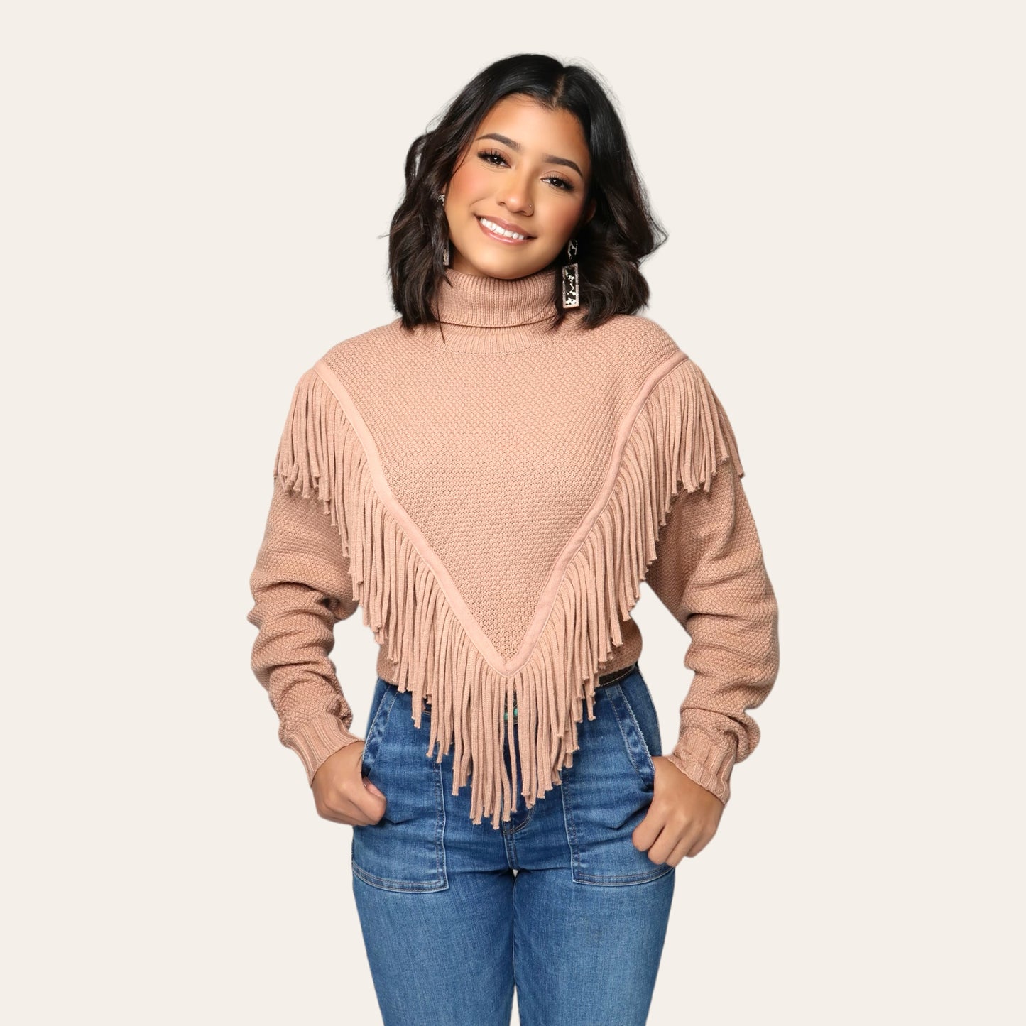 The Francesca Fringe Sweater